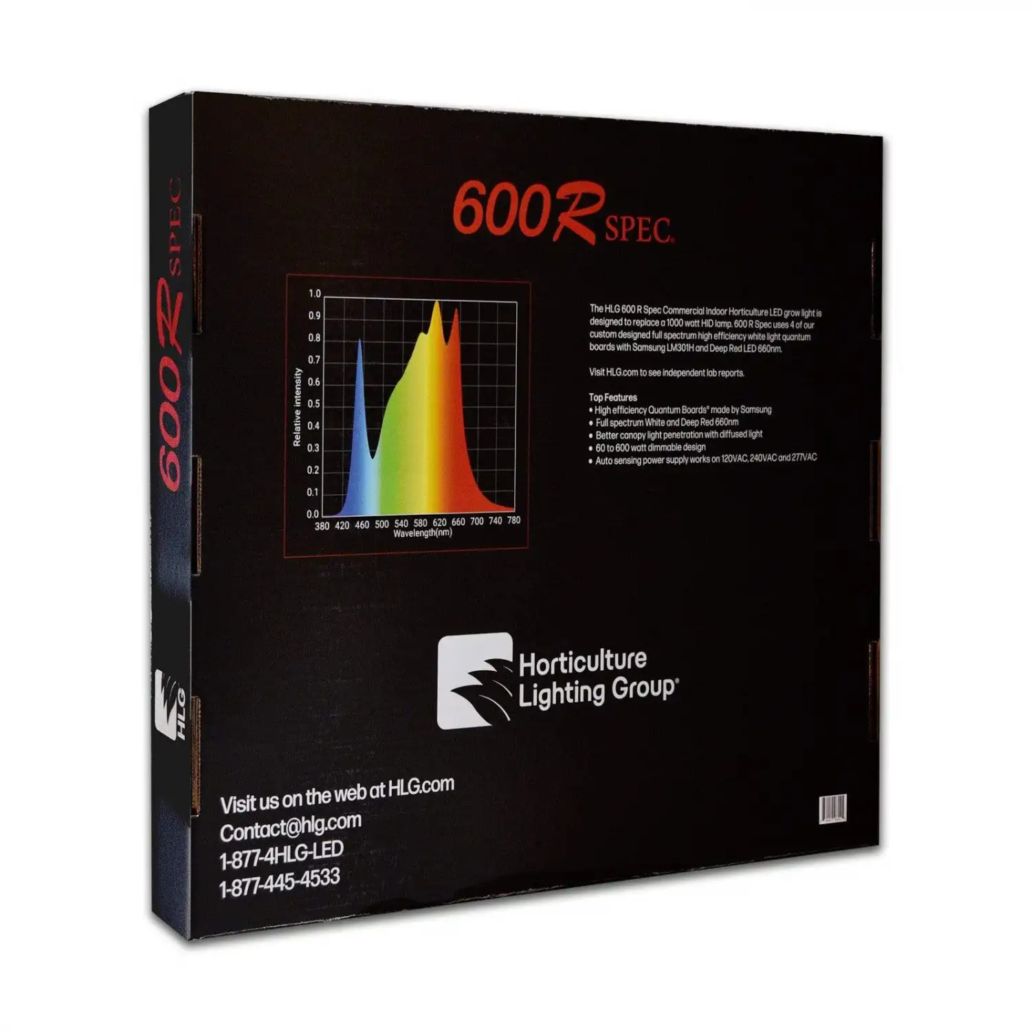 HLG 600 Rspec LED