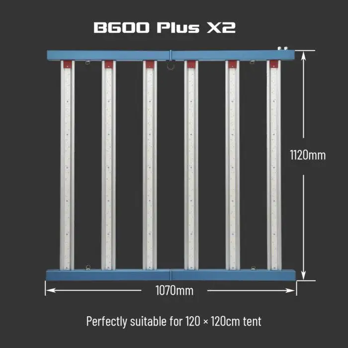 B600 Plus X2 720W Targeted Full Spectrum LED