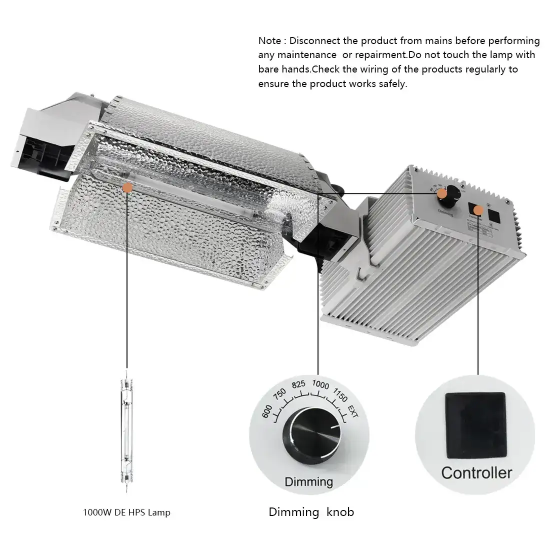 HPS 1000Ws System Kit