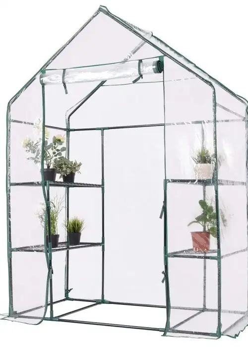Mini Portable Indoors 4 Tier 8 Shelves Garden Green House