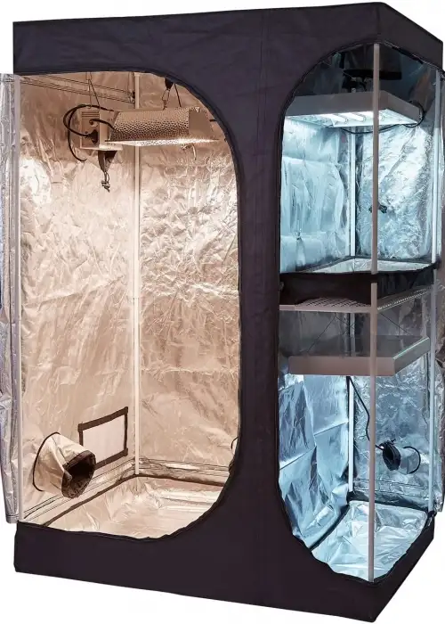 Grow Tent Kit 120X60X80 with 2x Enclosed CMH315