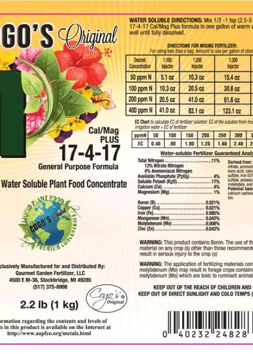 18-3-18 Hemp Acidic Soil Formula