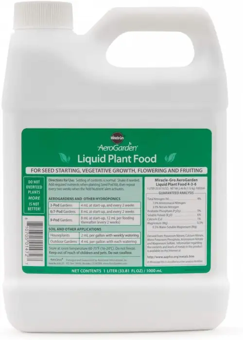 AeroGarden Liquid Nutrients