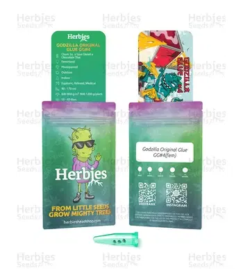Godzilla Original Glue GG#4 by Herbies Seeds, Photoperiod cannabis strain