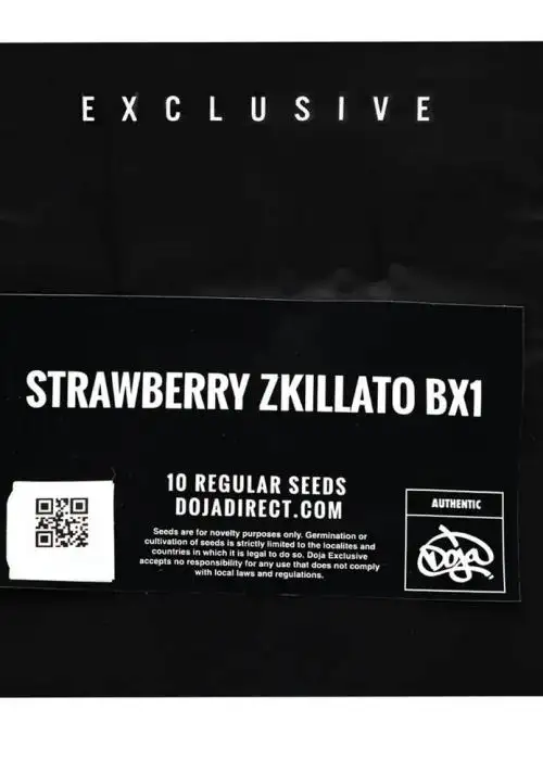 Strawberry Zkillato BX1 by Doja Seeds, Photoperiod cannabis strain